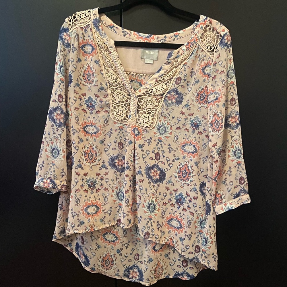 Maeve Lace Boho Top